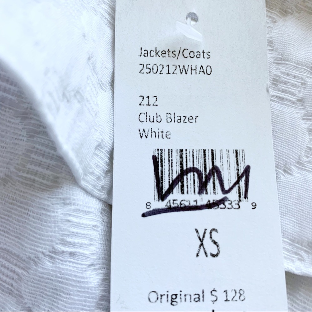NWT CABI 212 White Club Blazer Jacket Textured XS - Picture 12 of 13